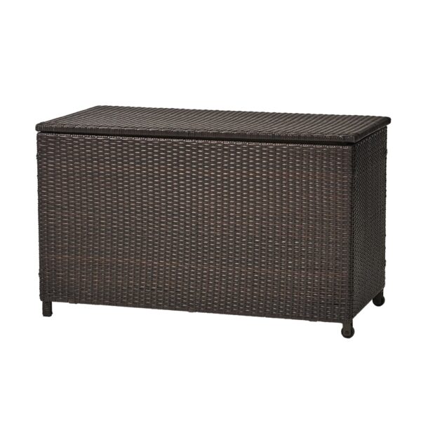 Blake - Wicker Cushion Box - Brown Multi