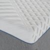 Hopewell - 12" California King Size Medium Cooling Gel Memory Edge Support Pocket Spring Removable Cover Hybrid Mattress - White / Gray - Image 4