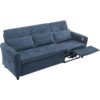 2 In 1 Sofa, 3 Seater Sofa With Sofa Bed And Reversible Recliner - Blue - Image 14
