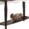 Mathias - Sofa Table - White / Walnut - Image 2