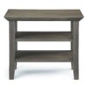 Acadian - Narrow Side Table - Farmhouse Gray - Image 3