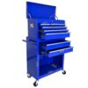 High Capacity Rolling Tool Chest With Wheels And Drawers, 8 Drawer Tool Storage Cabinet - Blue - Image 8