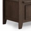 Amherst - Entryway Storage Bench - Farmhouse Brown - Image 6