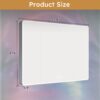 Aluminium Medicine Cabinet Mirror With LED Light And Defogging Function - Gray - Image 3