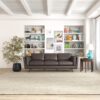 Chase - Leather Sofa - Chocolate / Dark Brown - Image 4