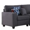 Cooper - 5 Seater Sofa With Cupholder - Dark Gray - Image 2