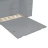 Full Size Murphy Bed With Drawers, Cabinets, And USB Ports - Gray - Image 13