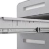 3 Drawer Mobile File Cabinet Under Desk Office, Simple Style Versatile Storage Cabinet For Legal / Letter / A4 Files, 5 Wheel Design Anti-Tilting Cold Rolled Steel Waterproof Moisture-Proof - White / Gray - Image 3