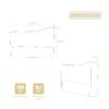 Modular Sofa Single Armrest Backrest Module For Modular Sectional Sofa Couch Side Armrest - Gray - Image 10