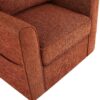 360 Degree Swivel Chair Accent Barrel Armchair With Side Pockets - Red - Image 23