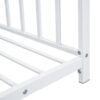 Twin Size Metal House Platform Bed - White - Image 6