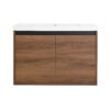 Bathroom Vanity With Resin Countertop Sink - Brown - Image 16