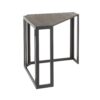 Roman - Industrial Corner Desk - Black / Espresso - Image 2