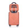2 Piece Luggage Sets Lightweight Suitcase, Spinner Wheels, (20/14) - Dark Orange - Image 6