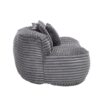 Bean Bag Sofa Lazy Sofa Durable Comfort Lounger High Back Bean Bag Chair Couch For Adults And Kids, Indoor & Outdoor - Dark Gray - Image 19