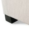 Nightowl - Upholstered Club Chair With Sloped Arms And Wood Legs - Beige - Image 10