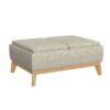 Revel - Reversible Tray Ottoman - Tan - Image 2
