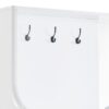 Buck II - High Gloss Hall Tree - White - Image 5