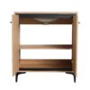 30" Bathroom Vanity Base With Basin And Storage Cabinet - Oak - Image 16