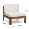 Cambridge - L Shape Sofa Set - Beige - Image 9