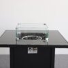 Powdercoated Fire Pit With Top - Black - Image 3