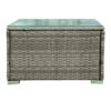 4 Piece Patio Sectional Wicker Rattan Outdoor Furniture Sofa Set With Storage Box - Gray - Image 10