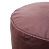 Shimon - Cylinder Pouf Ottoman Floor Cushion - Blush Pink - Image 3