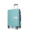 Hardshell Suitcase Double Spinner Wheels Pp Luggage Sets Lightweight Durable Suitcase With Tsa Lock, 3 Piece Set (20/24/28) - Light Green - Image 12
