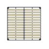 King Size Upholstered Platform Bed With Special Shaped Velvet Headboard, Metal & Solid Wood Frame - Cream - Image 17