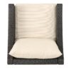 Antibes - 4 Pieces Wicker Chat Set - Brown / Beige - Image 9