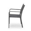Waterfal - Outdoor Aluminum Dining Chair With Mesh Seat (Set of 2) - Dark Gray - Image 7
