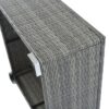 8 Pieces Outdoor Patio Furniture Sets, Garden Conversation Wicker Sofa Set, Single Sofa Combinable - Beiges / Gray - Image 22