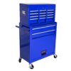 High Capacity Rolling Tool Chest With Wheels And Drawers, 8 Drawer Tool Storage Cabinet - Blue - Image 5