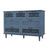 7 Drawer Cabinet, American Furniture, Suitable For Bedroom, Living Room, Study - Blue - Image 9