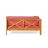 Brava - X Back Left Corner Bench - Red - Image 7