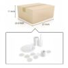 Luxury Natural Marble Dining Room Accessories Set, 10 Pieces, Elegant Natural Stone - White - Image 8
