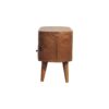 Mini Rounded Entertainment Unit - Oak - Image 6
