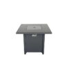 Powder Coated Fire Pit With Surface - Gray - Image 2