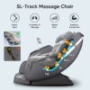 Bosscare - 2023 New Massage Chairs With Ai Voice Control Shiatsu Recliner - Gray - Image 6