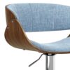 Amery - Adjustable Swivel Bar Stool - Denim Blue - Image 4