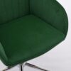 Adjustable Office Chair, Home Bedroom, Ergonomic Swivel Chair, Backrest Seat, Comfortable For Long Sitting - Green - Image 10