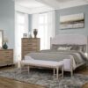 Open Nightstand With 2 Drawers - Sand - Image 6