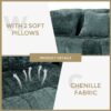 Bean Bag Sofa Lazy Sofa Durable Comfort Lounger High Back Chair For Indoor & Outdoor Use - Emerald - Image 6