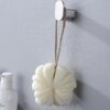 Modern Wall Mounted Bathroom Hardware Set With Robe Hook, Towel Rail, And Tissue Paper Holder - Brushed Nickel - Image 3