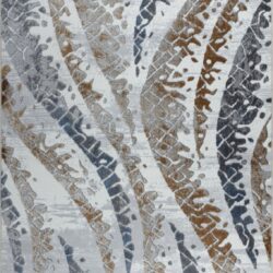 Nova - 2'7" X 7' Polypropylene, Area Rug - Multi / White