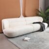 Modern Fashion Yp40116W Circular Curve Design Sofa, 4 Seater For Office & Bedroom - White - Image 5