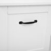 5 In 1 Entryway Bench With Coat Rack, 7 Sturdy Hooks, 2 Spacious Drawers And Adjustable Shelves, Wide Hall Tree With Metal Handles For Hallway - White - Image 21