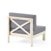 Brava - X Back Right Arm Chair - Light Gray - Image 6