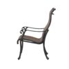 Patio Outdoor Sling Patio Chairs With Aluminum Frame, All-Weather Furniture (Set of 2) - Bronze - Image 9