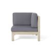 Brava - X Back Corner Chair - Light Gray - Image 5